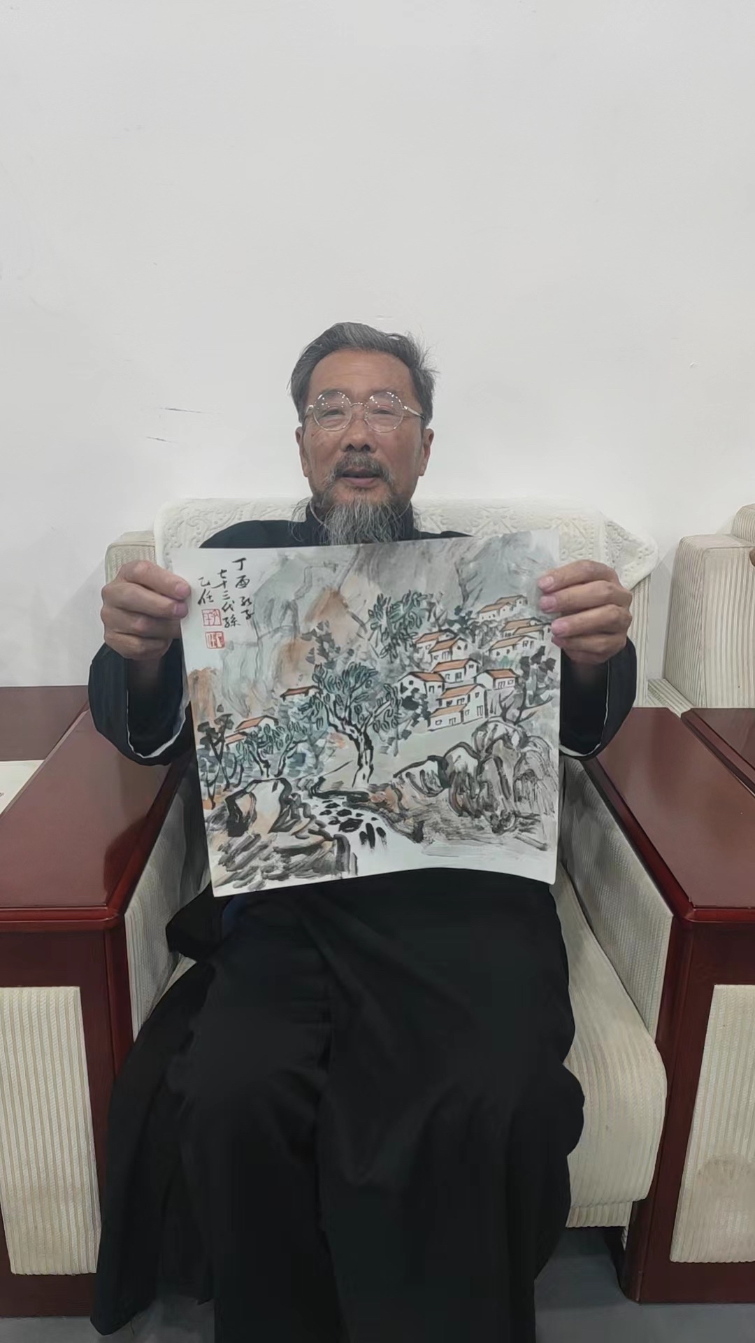 梁诗正行书元人诗轴图片